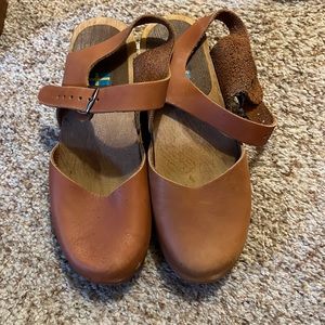 Wooden clogs. Size 38